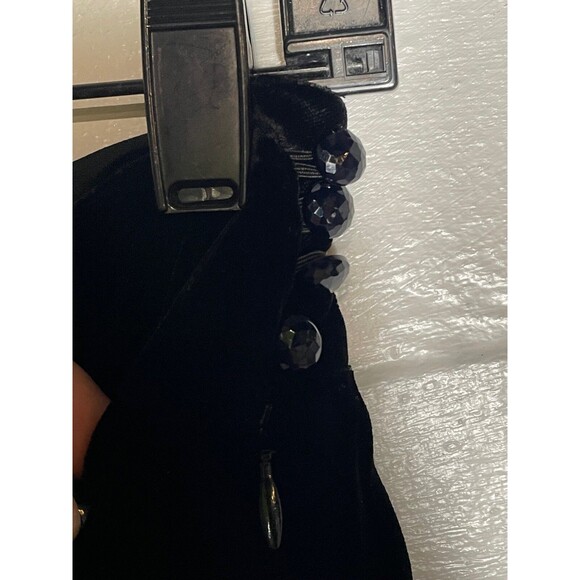 NWT Ann Taylor Black Velvet Godet Skirt Y2K Retro Flirty Swing A-Line Size 2 - Picture 7 of 12